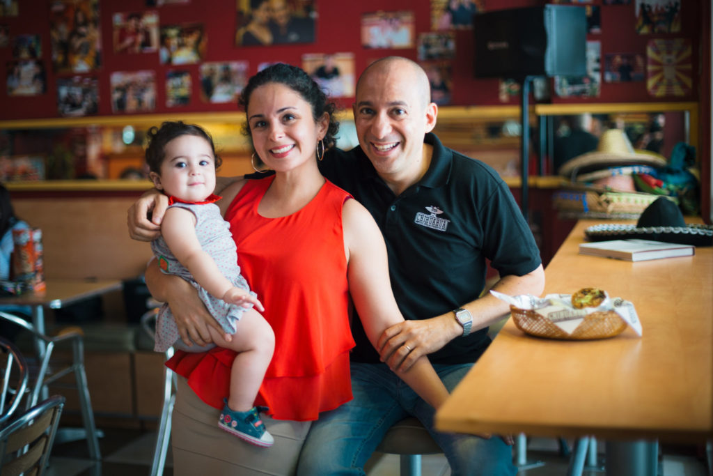Restaurateur couple Ines Cabarrus-Habayeb and Elian Habayeb of Chihuahua Mexican Grill