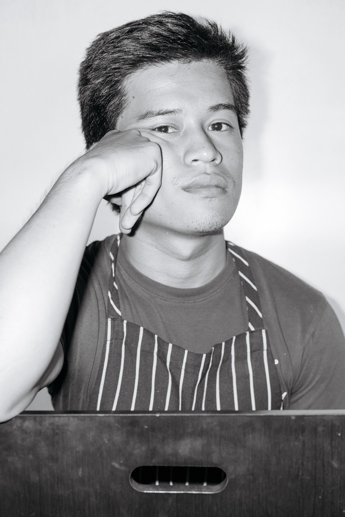 Raphael Cristobal, head chef at Purple Yam Malate, has the makings of a celebrity chef