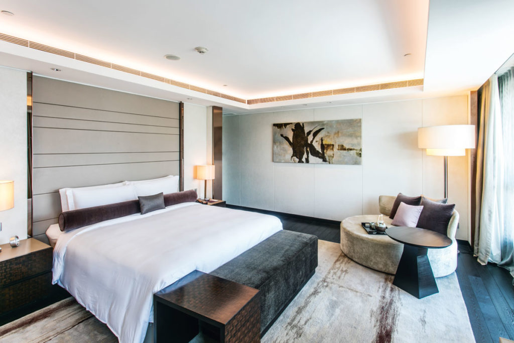 Singapore-based company White Jacket designed New World Makati Hotel's presidential suite