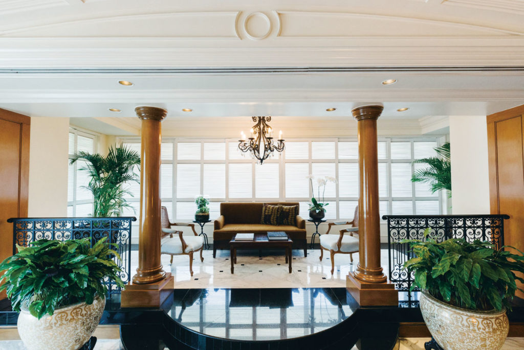 The Peninsula Manila's presidential suite, named the Peninsula Suite, is one of a kind