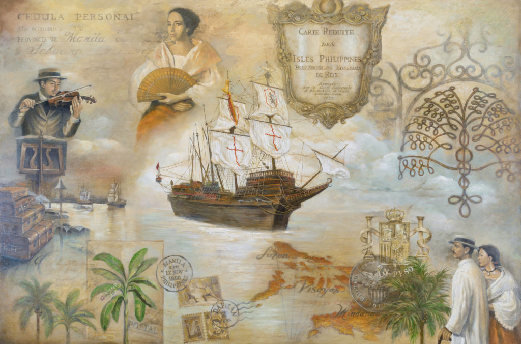 Artworks such as "The Explorers" by Gerry Joquico are considered one of Raffles Hotels' prized amenities