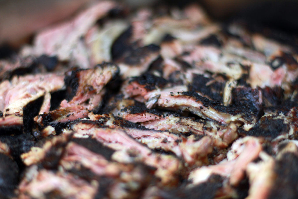 Robby Goco uses apple juice, apple cider vinegar, and coffee rub to give this Angus beef brisket the authentic barbecue flavors of the American south