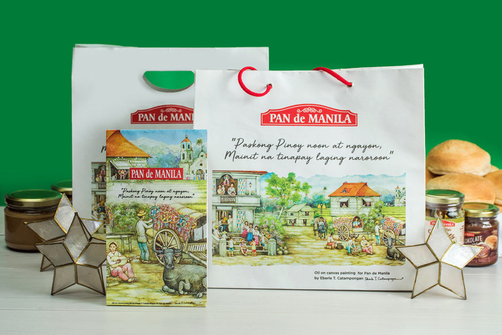 The 2018 Christmas art packaging of Pan de Manila