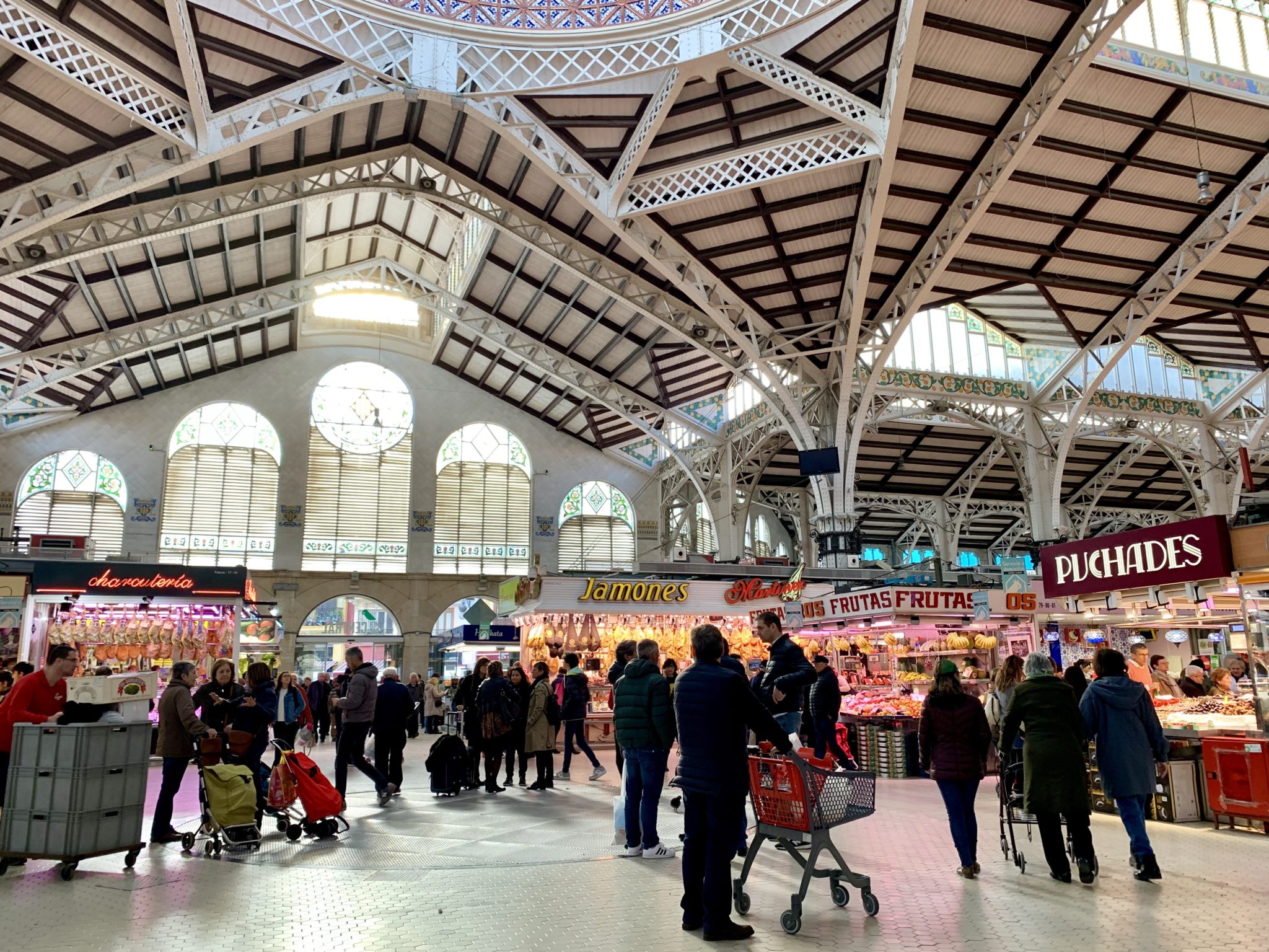 Mercat Central is arguably one of the biggest markets in Europe