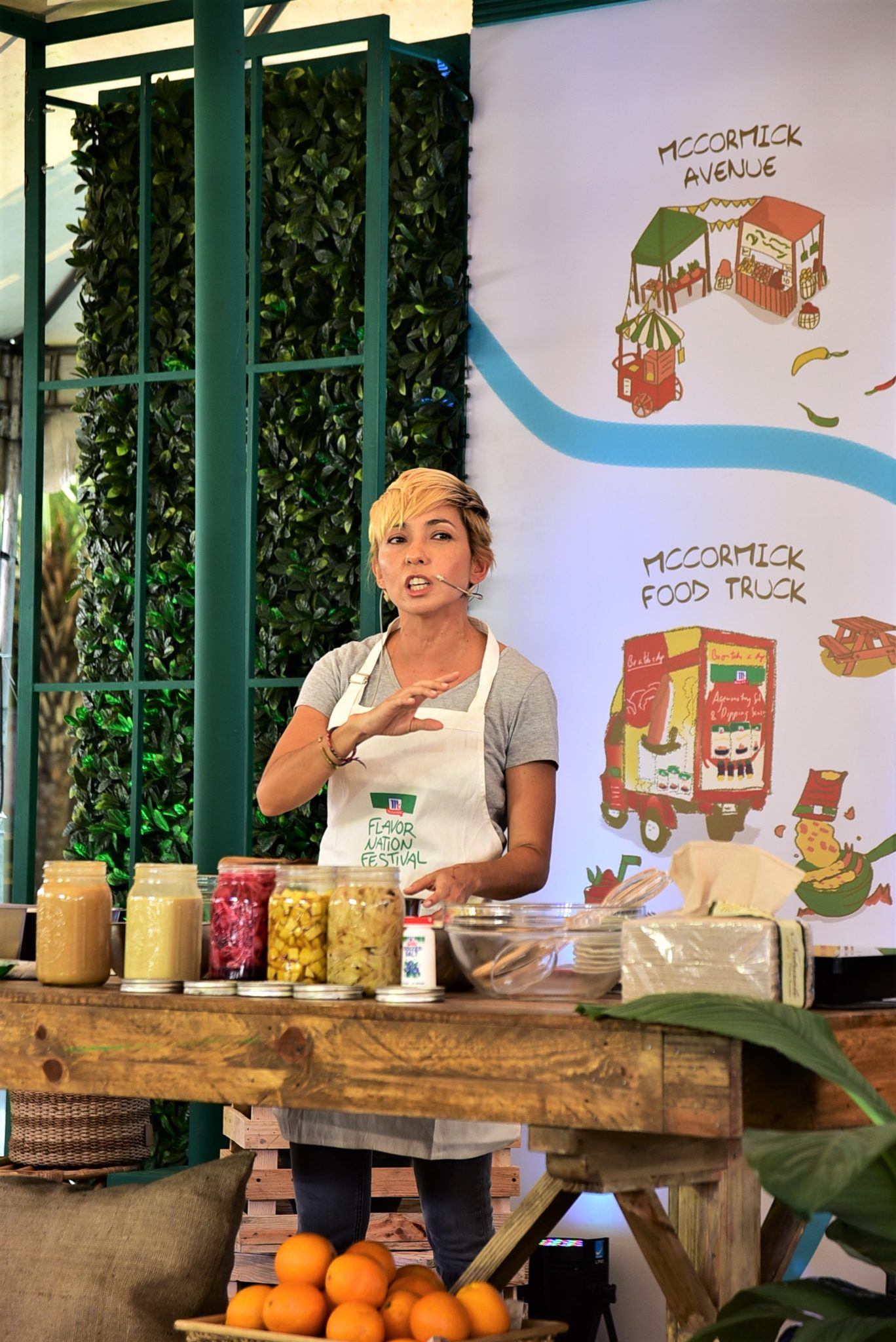 Hindy Weber, one of the speakers and guest chefs who gave a live cooking demo at McCormick Flavor Nation Festival 2019