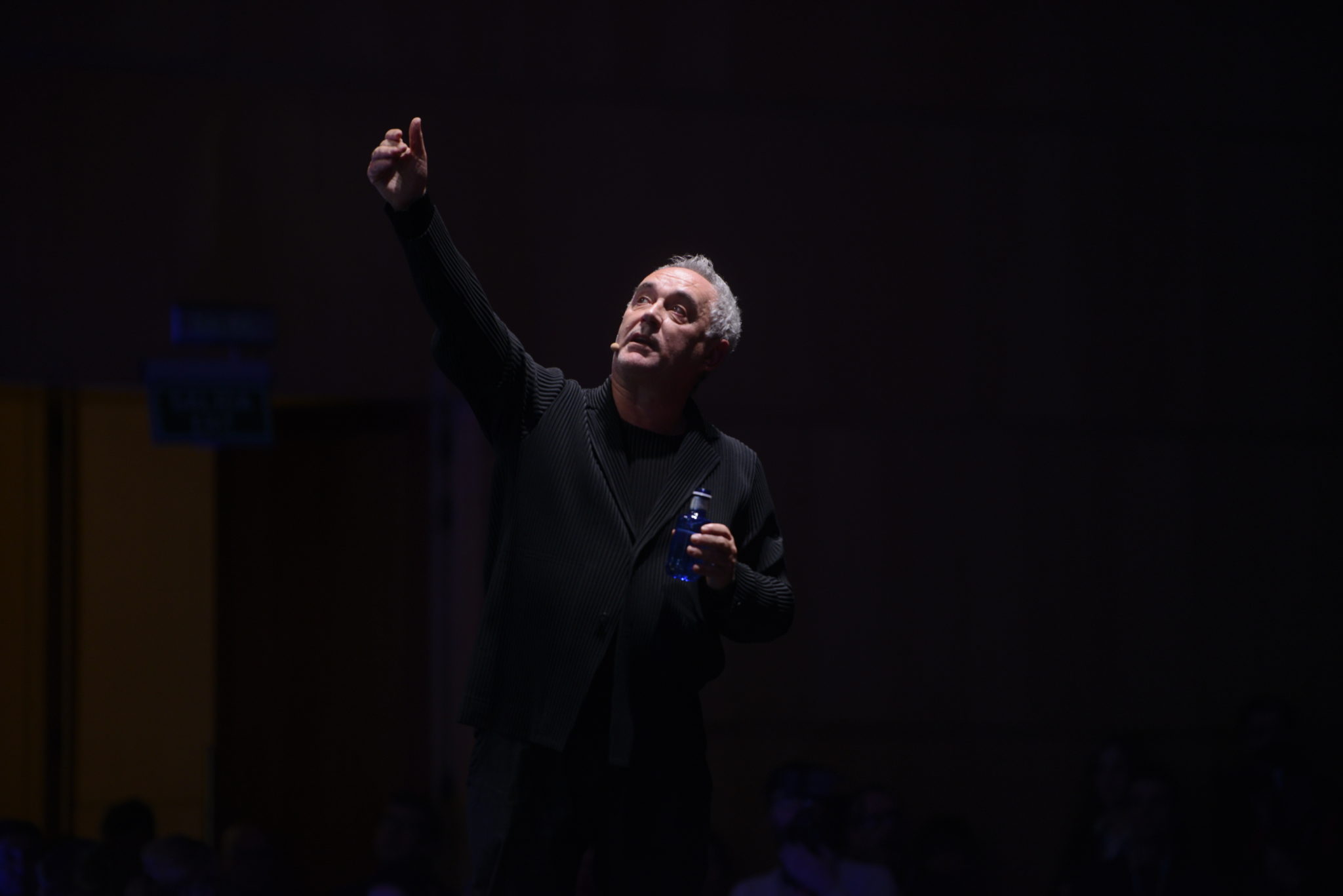 Ferrán Adrià of elBulli fame presenting at the 2019 Madrid Fusión