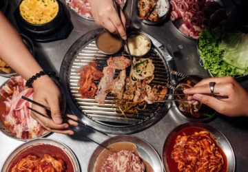 How does the business model of Unlimited Korean barbecue work?