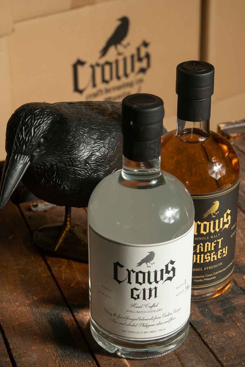 Aside from craft beer, Crows also distills craft whisky and gin