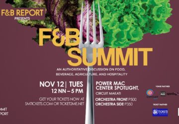The third installment of the F&B Summit will zero in on sustainability, agriculture, and entrepreneurship in the food and beverage industry