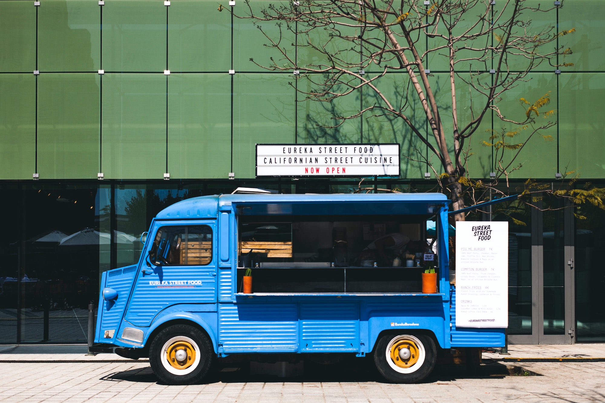 Food trucks allow owners to experiment with location and identify where the market is more responsive