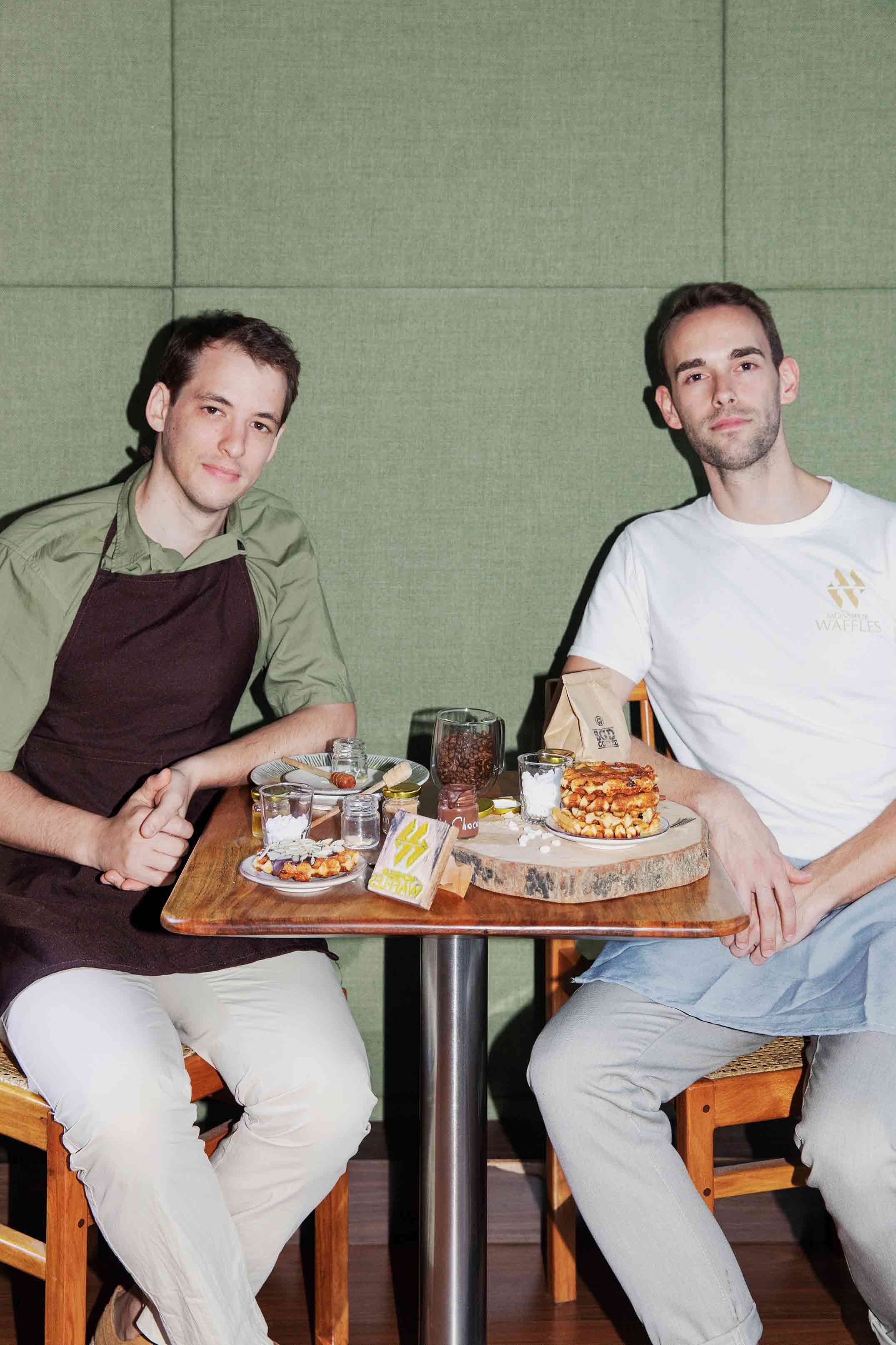 After experiencing the culture and lifestyle in the Philippines, owners Julien Guiot and Thomas Zicot finally decided to stay in the country and establish Monsieur Waffles