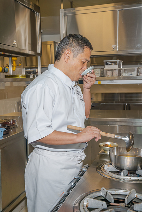 Yamazato prides itself on chef Rinnosuke Mouri's international culinary expertise, including Japanese fine dining