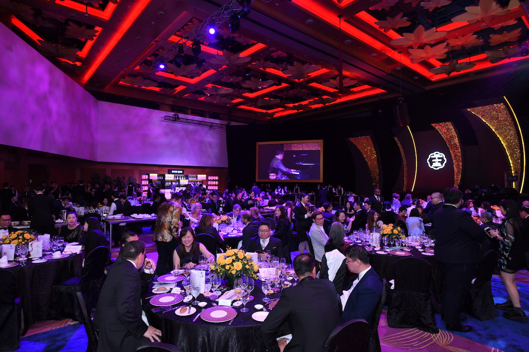 The Wine Pinnacle Awards was held in the Resorts World Sentosa ballroom