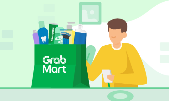 The new on-demand GrabMart service is now delivering necessities and dry goods in select areas in Metro Manila