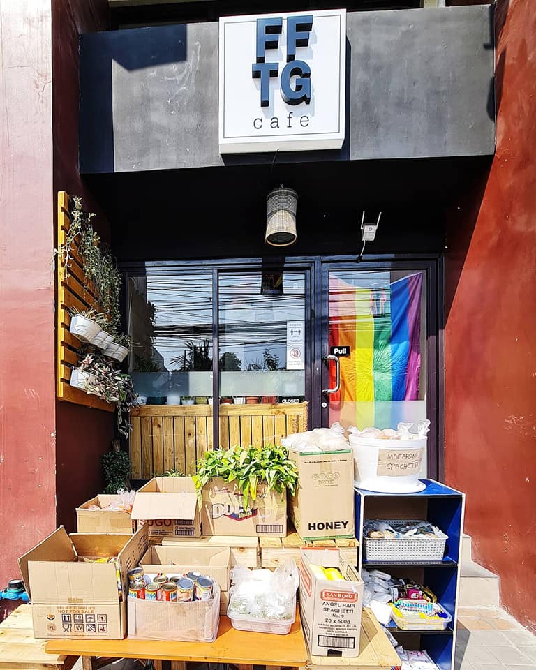 Food for the Gays Café community pantry