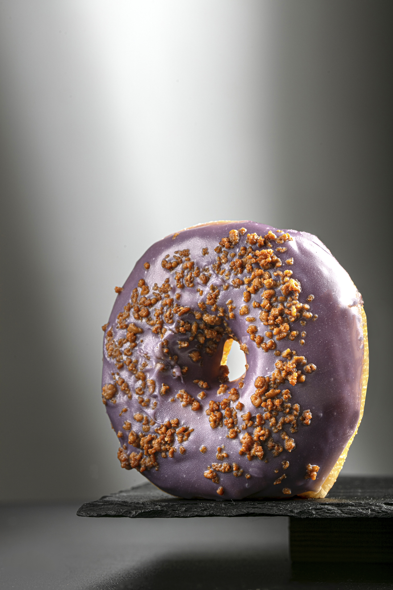 Breadlounge's ube with latik doughnut
