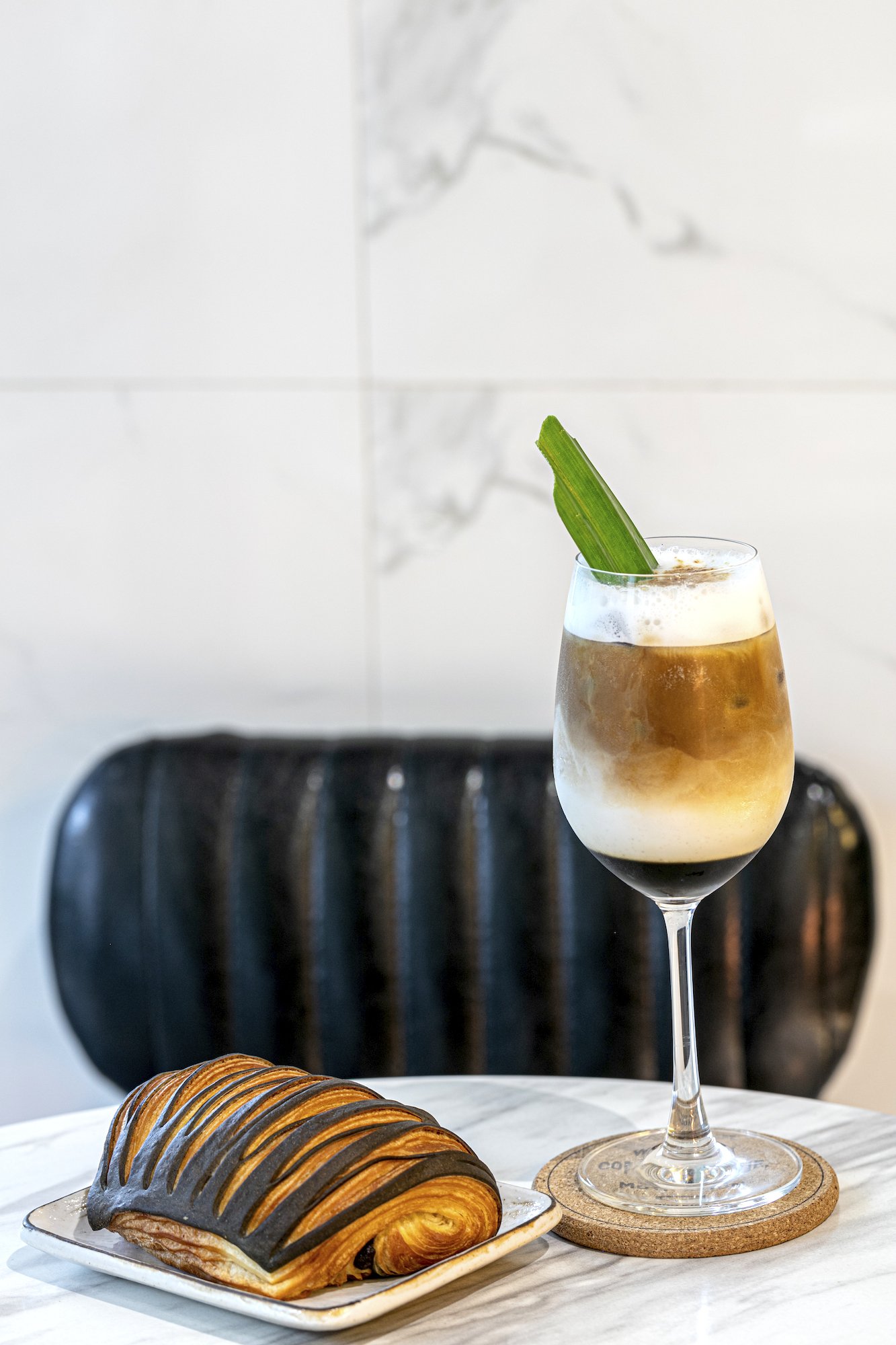 The Coffee Academics serves the brands’ signature lattes like the Jawa, an iced Indonesian palm sugar macchiato with a hint of coconut and pandan