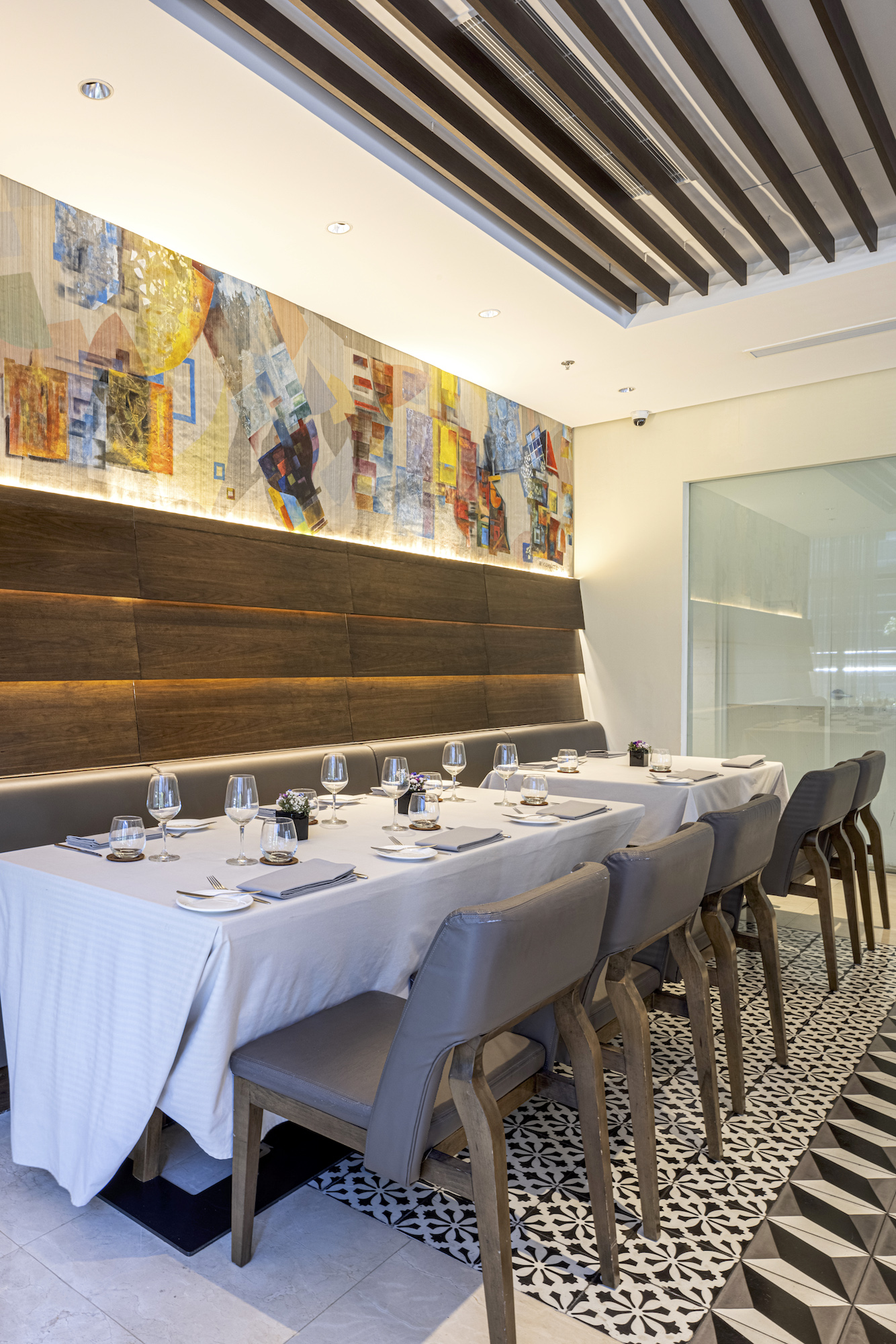 If you're leaning towards indoor dining, Tiago's interiors are equally palatable affairs