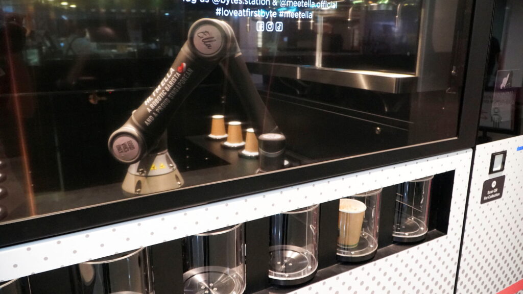 Robots taking over your coffee? Robot barista "Ella," designed by Crown Digital, makes coffee autonomously after receiving orders