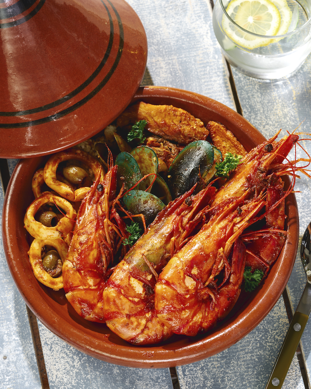 Percy royal seafood tagine