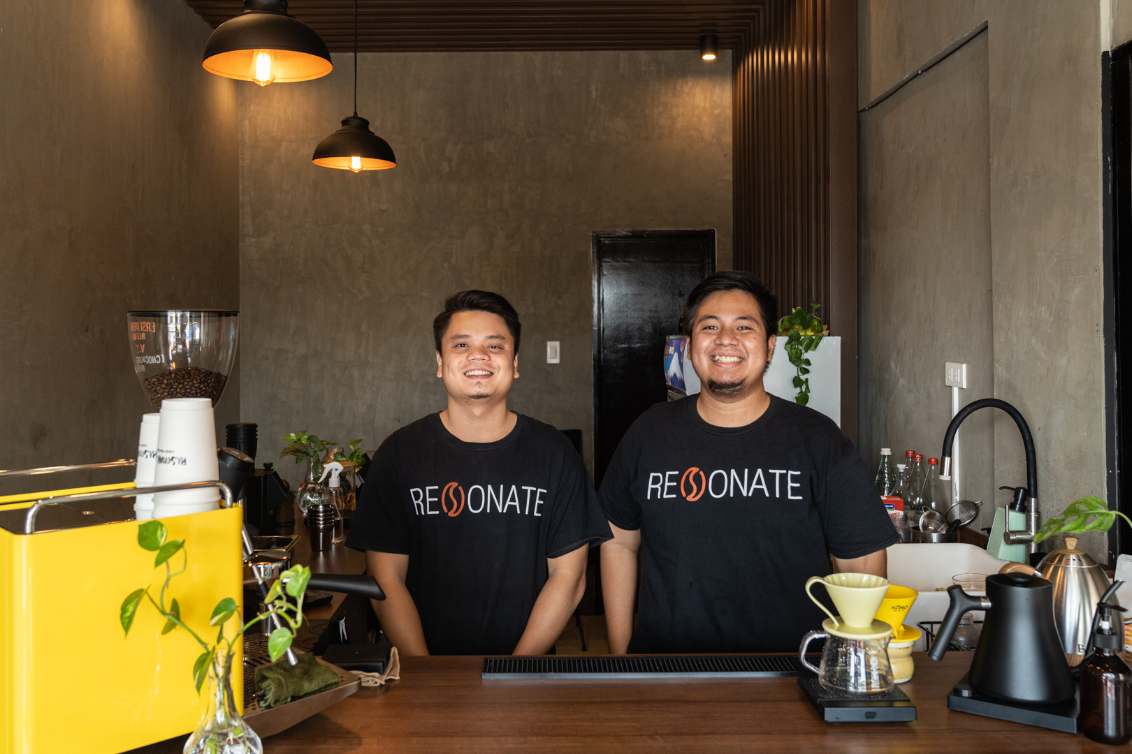 Wilbert Morada and John Lorenz Santos of Resonate Coffee