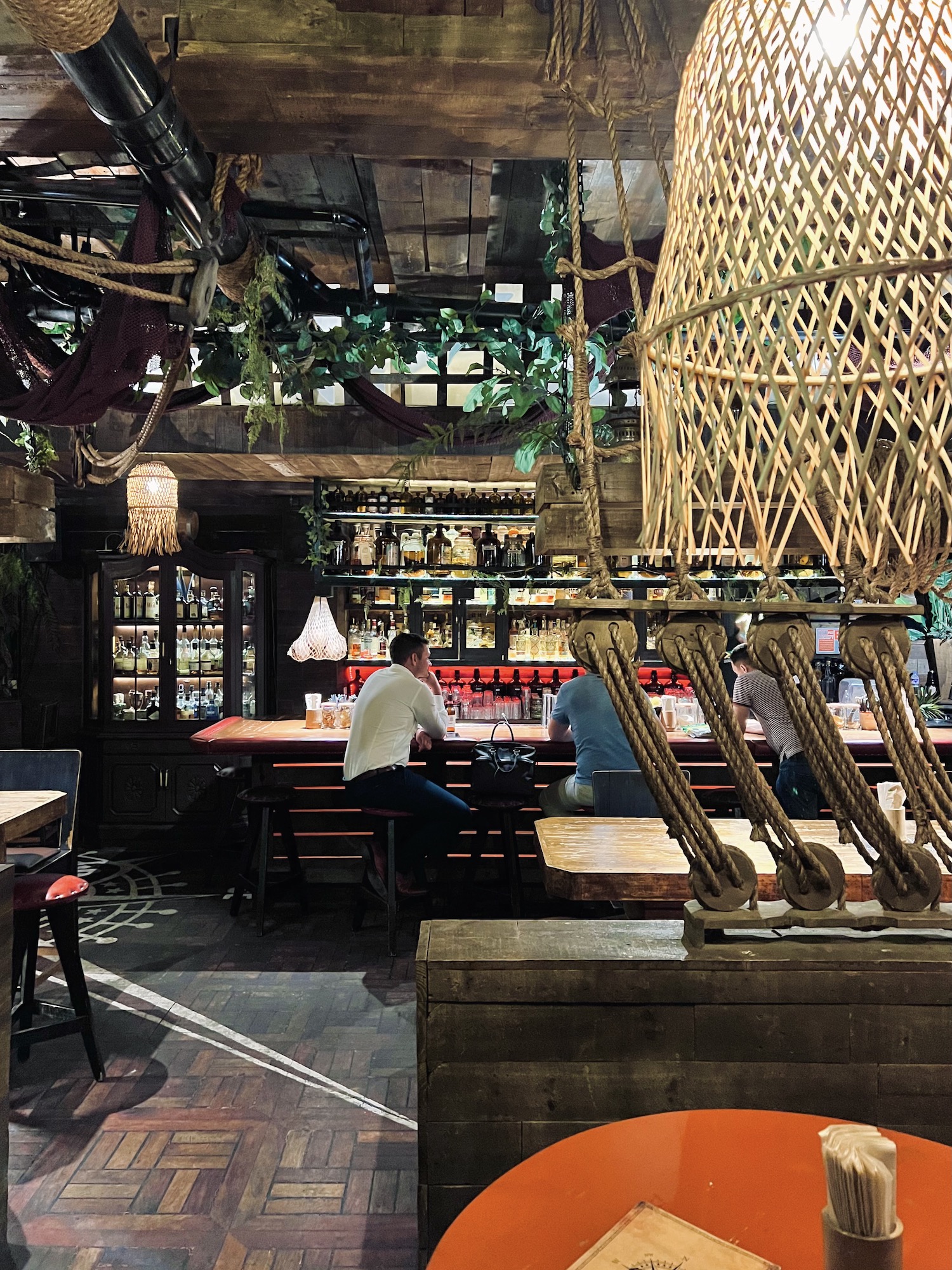 Featuring wooden barrels and nautical ropes, Buccaneers Rum & Kitchen is a masterclass in fully embracing themed interiors, says JJ Acuña