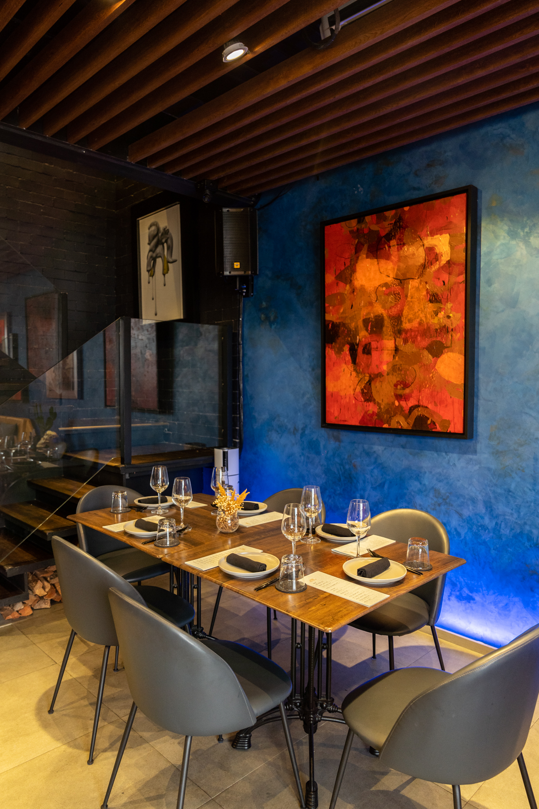 Tucking into the Alegria Cantina dishes is like spending time at home with the space's homey yet lively interiors