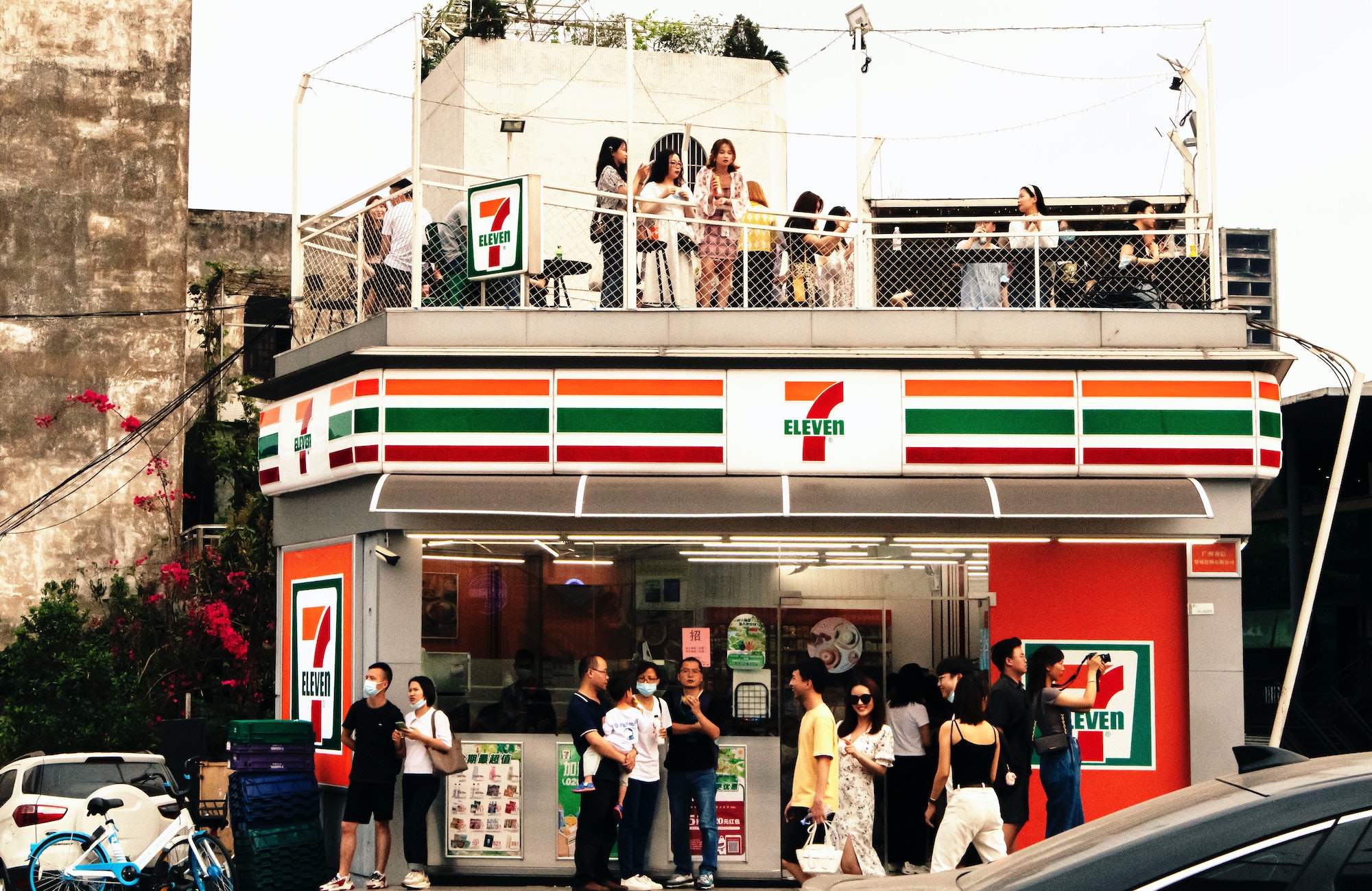 There are about 5,000 7-Eleven convenience stores worldwide