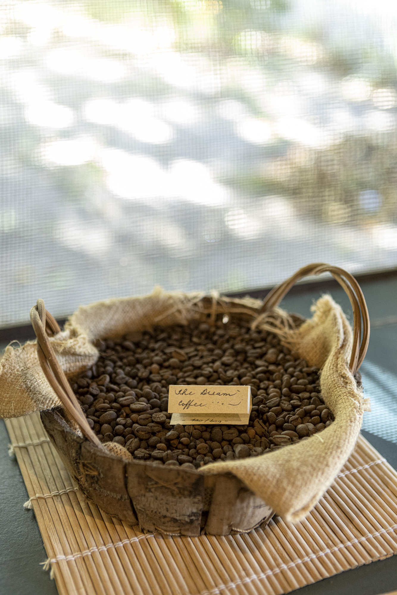 Teahouse at Sambali serves coffee from The Dream and other local coffee beans