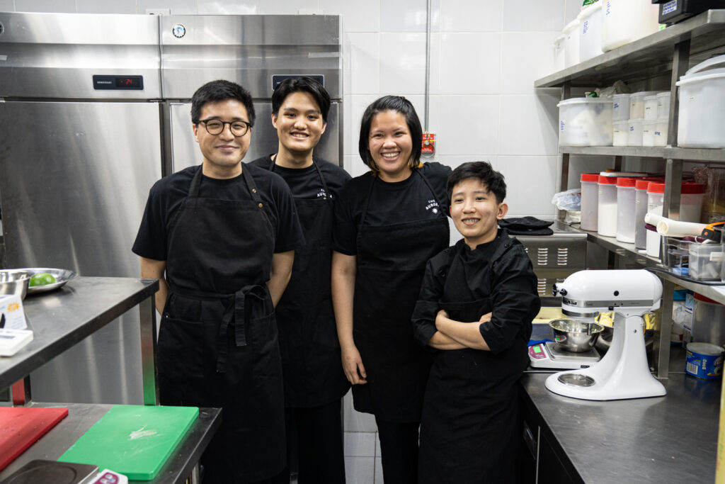 The Café Aurora pastry team