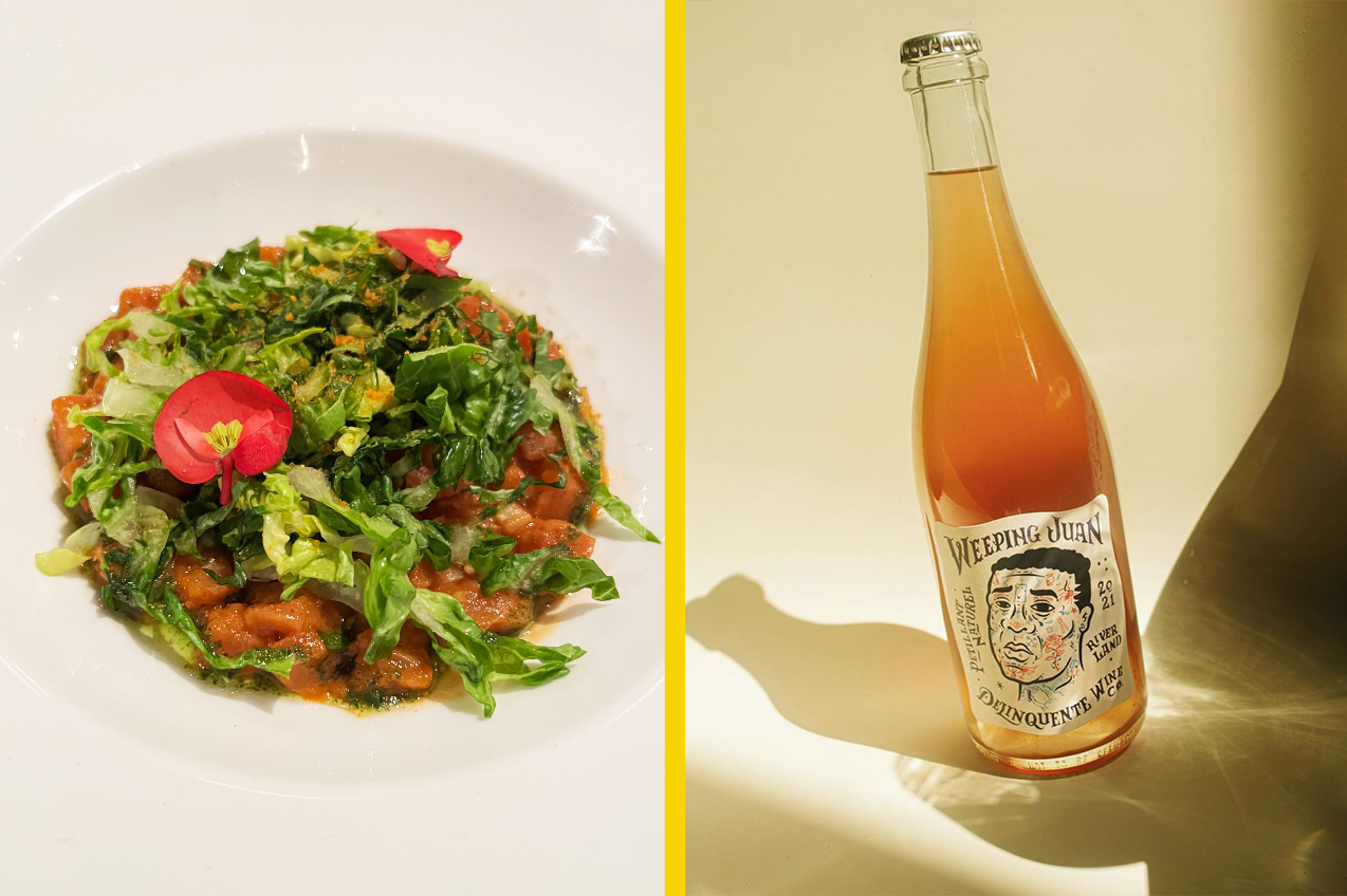 At the limited-time collaboration between Your Local and SomeLove, East Asian cuisine and natural wines get their well-deserved due