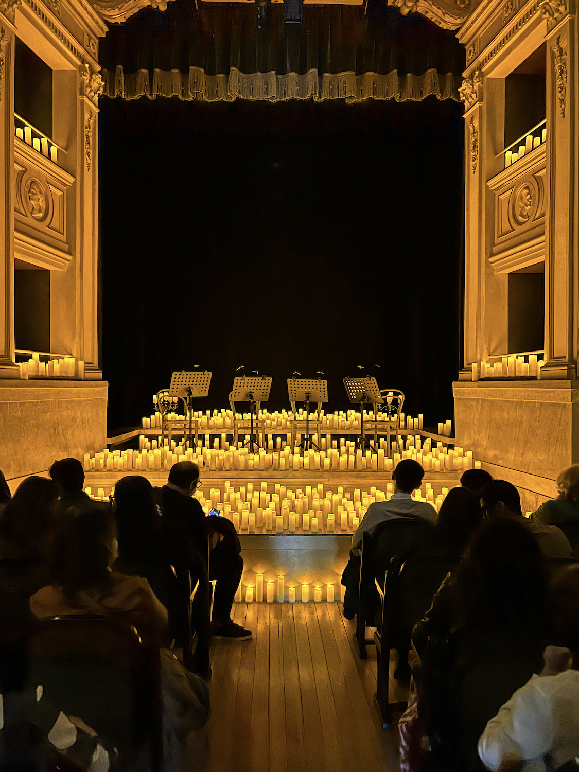 The Teatro Gerolamo was built in the 18th century as a marionette theater. Today, it is used for many intimate gatherings such as a candlelight concert