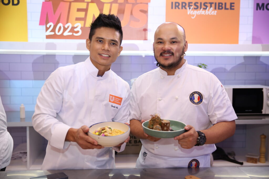 Unilever Food Solutions event: Chefs Paulo Sia and Sonny Mariano celebrates "irresistible" vegetables in their dishes