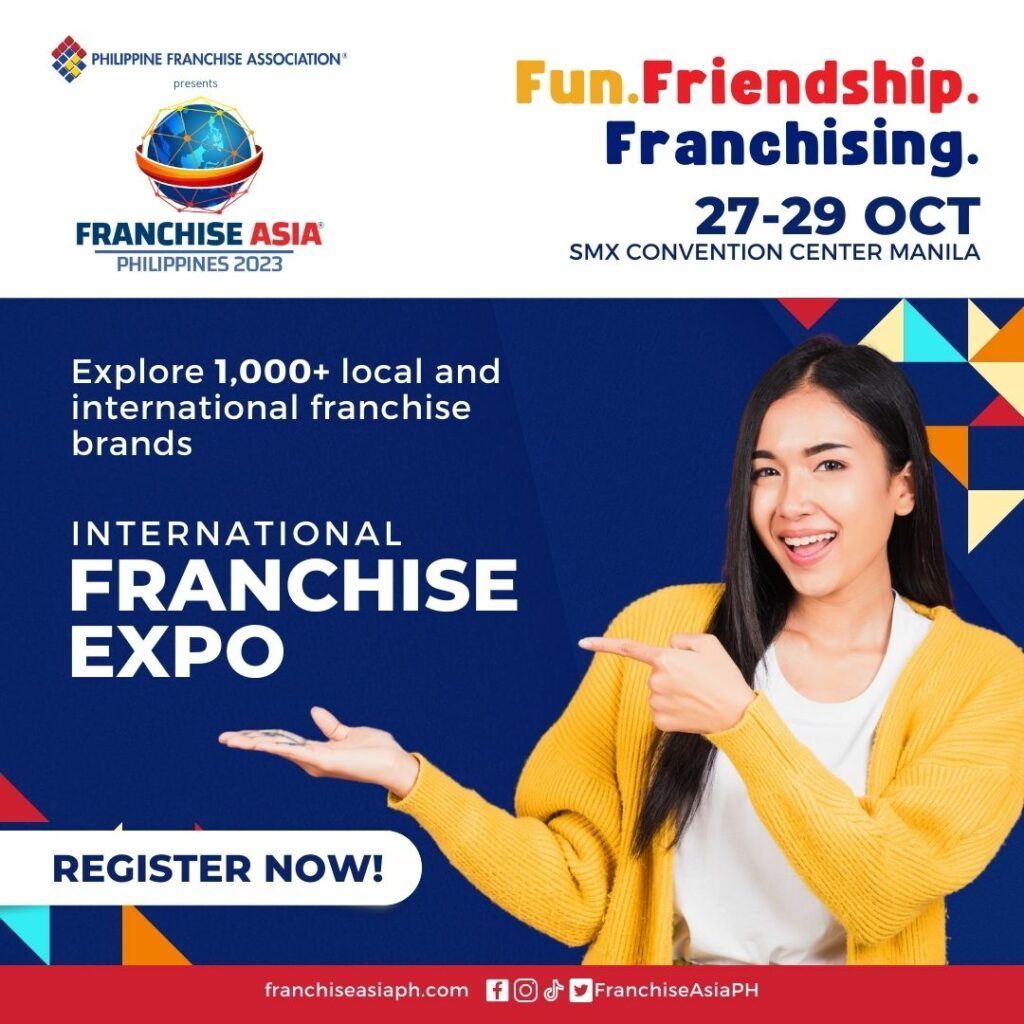 FAPHL 2023: International Franchise Expo will take up the entirety of the SMX Convention Center in Manila