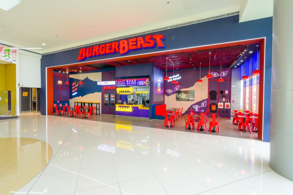 Burger Beast flagship in Mall of Asia