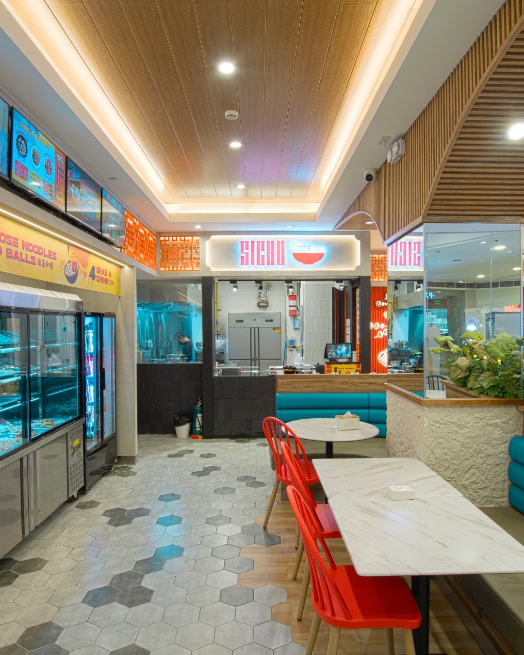 Sichu Malatang interiors of its UP Town Center branch