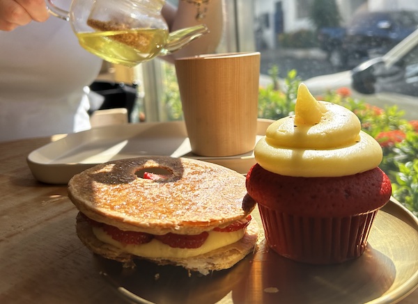 By Sonja also serves cupcakes from the eponymous brand, as well as interesting pastries, viennoiserie, coffee, and tea
