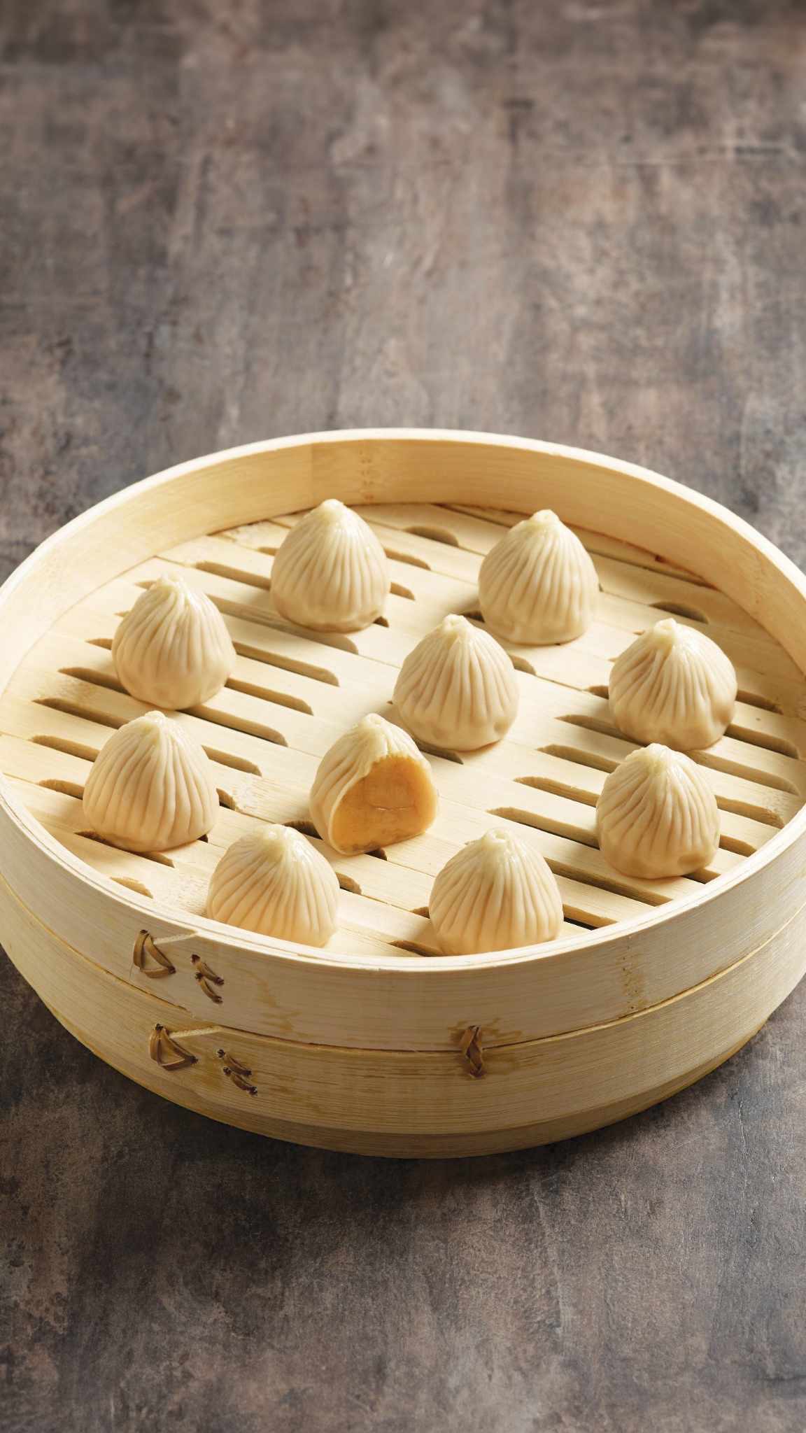 Yam paste xiao long bao